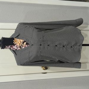 Express portofino longsleeve shirt polka dots